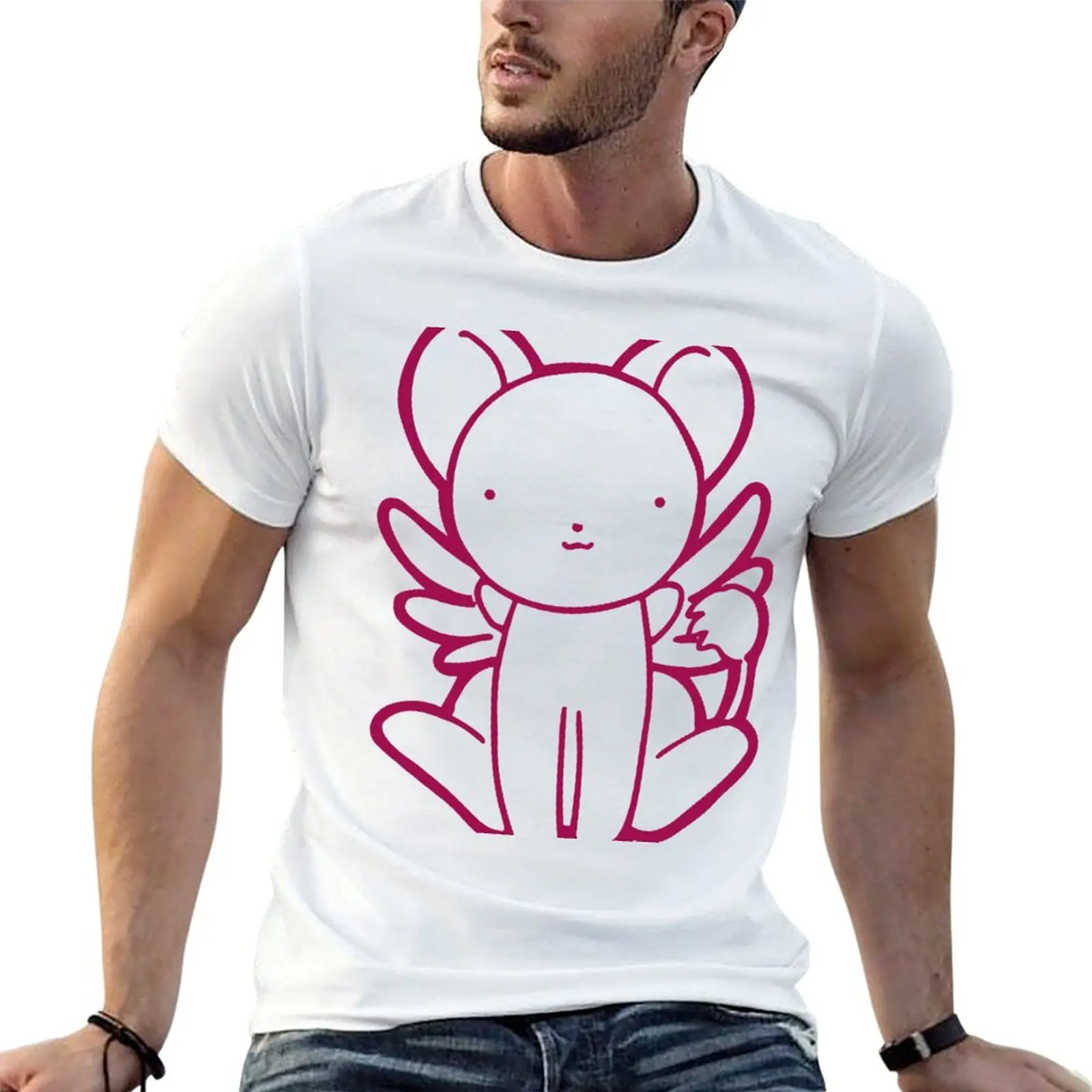 Camisas Sakura para algodón camiseta negra Cardcaptor t divertida de hombre oscuro humor camiseta Kero paquete liso