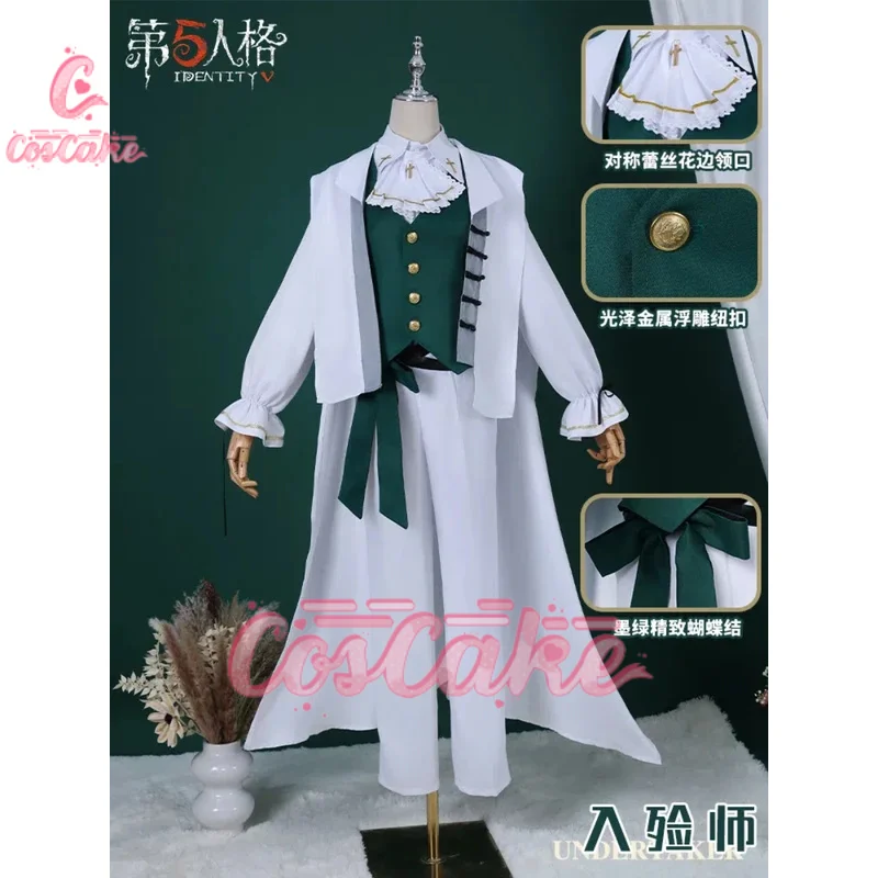 

CosCake Identity V Aesop Carl Undertaker Cosplay Costume Cos Game Anime Party Uniform Hallowen Play Role Clothes Clothing