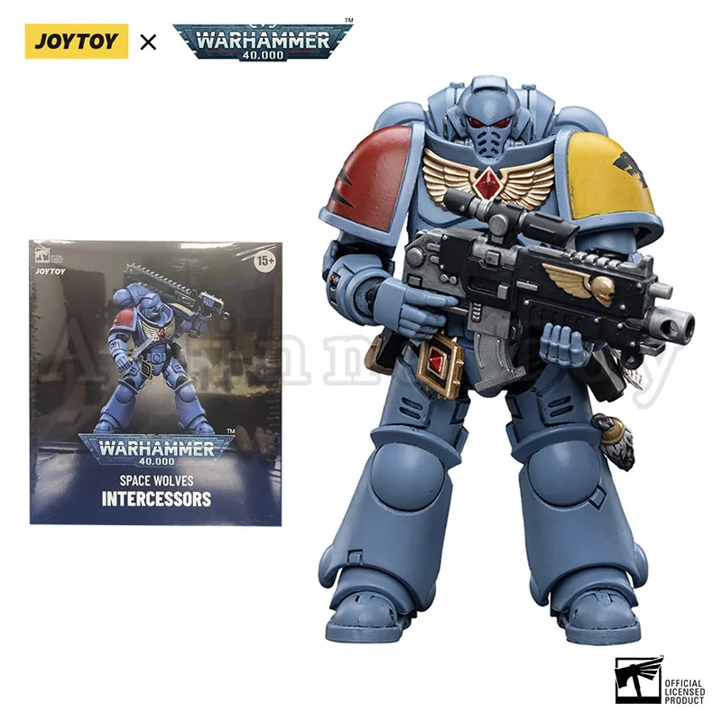 JOYTOY 1/18 Figura de ação 40K Horus Heresy Space Wolves Figuras e Mechas Anime Coleção Modelo militar