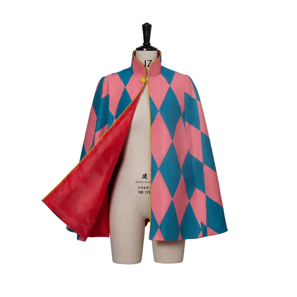 Howl Cosplay Costume unisexe adulte femmes hommes Cape manteau Anime Halloween carnaval Costume taille moyenne