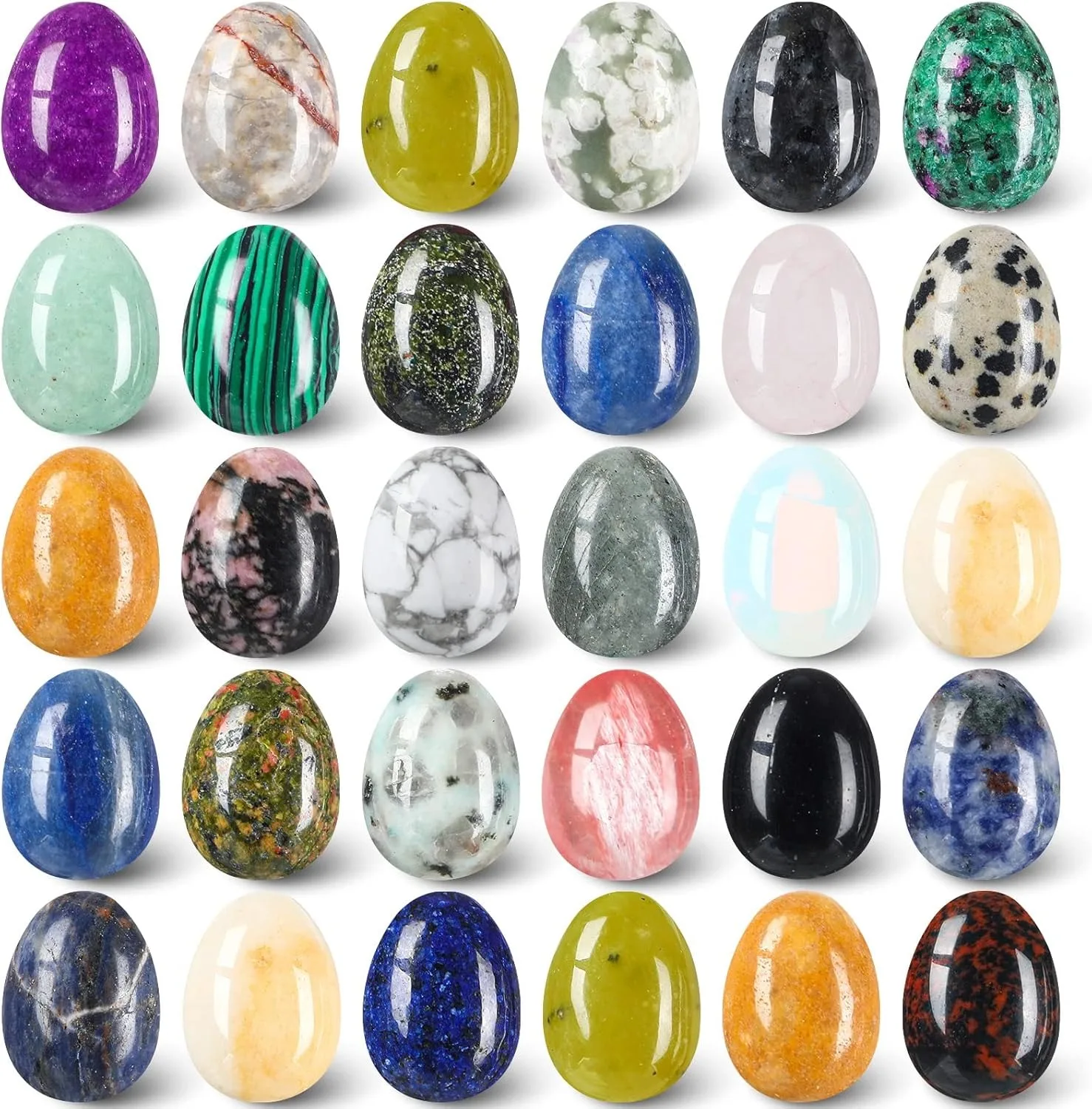 8  pcs natural crystal beads, perfect for DIY jewelry accessories/fish tanks, flower pots, garden decoration materials.