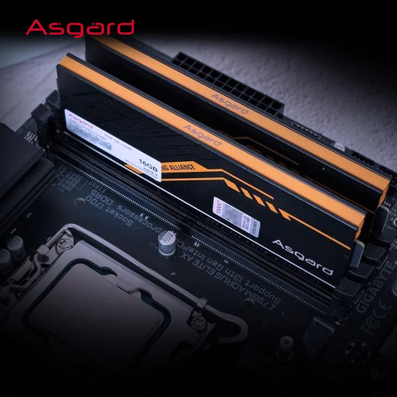 Asgard TUF 공동 브랜드 시리즈 XMP 듀얼 채널 멋진 데스크탑 램, DDR5 6400MHz 6800MHz 16GB x2 32GB 메모리