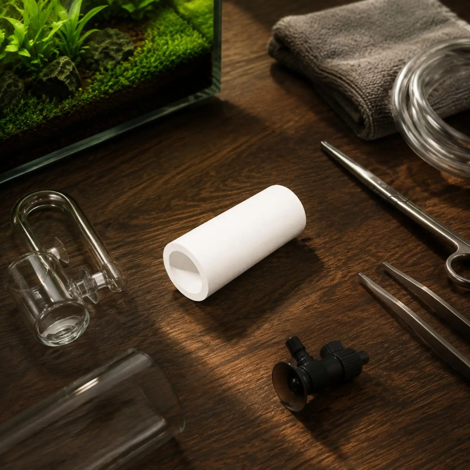 Acrylic Co2 Diffuser Tube for External Aquarium Co2 Disperser Replacement Part Kit