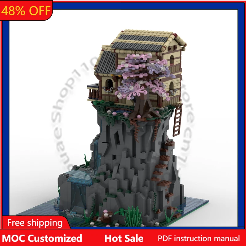 

Конструктор Eternal Falls MOC, 1943 детали, модульный, креативный дизайн, модель для самостоятельной сборки, подарок для мальчиков на праздник