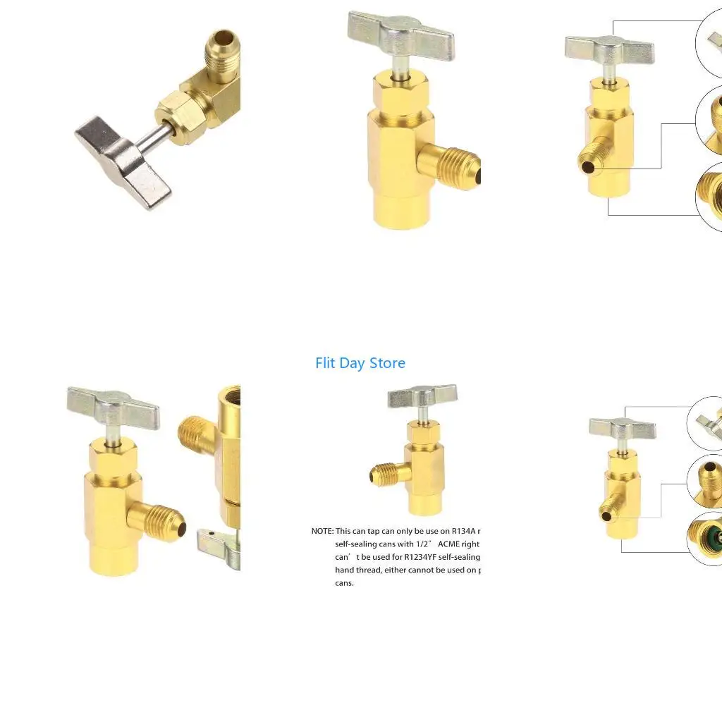 F92C R134a Can Tap Bottle Opener R134a Refrigerant Dispenser R134A for Valve Tool