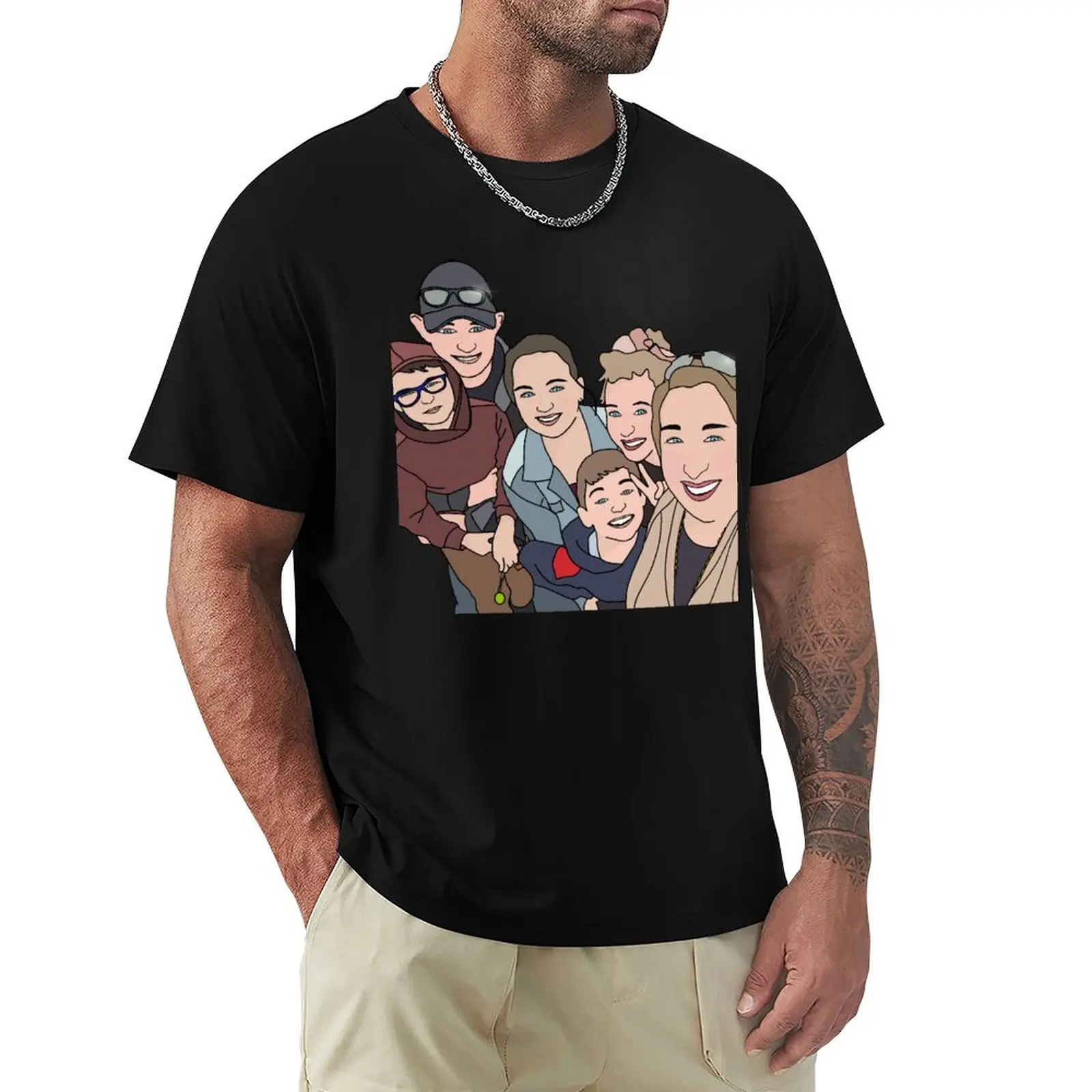 

Family jumper time T-Shirt sweat korean fashion tshirts for men