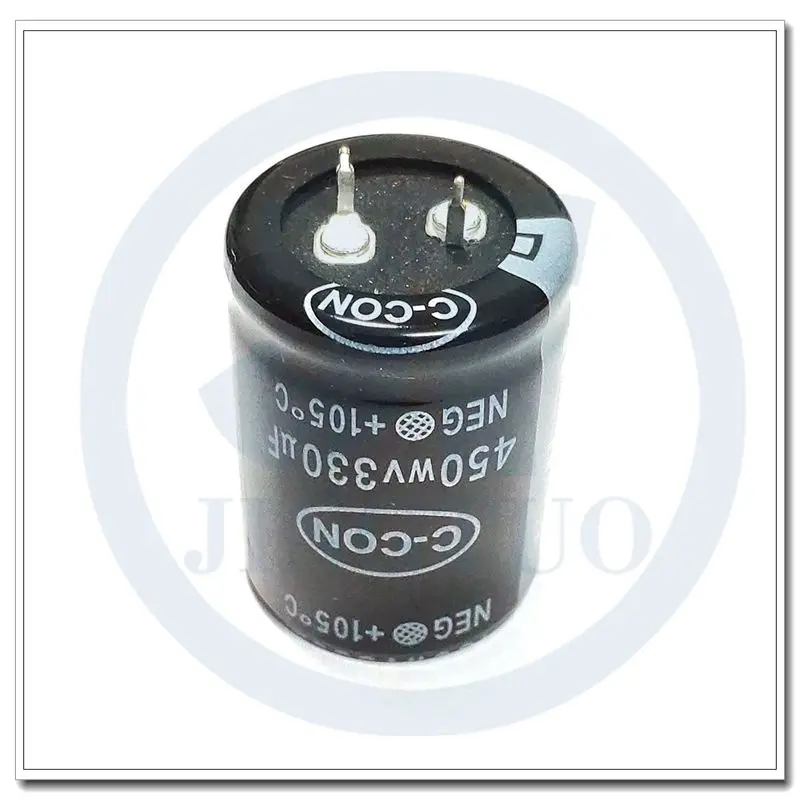 1pcs 330uF450V 450V330uF 330MFD 450WV 30x40mm Snap In Aluminum Electrolytic Capacitor