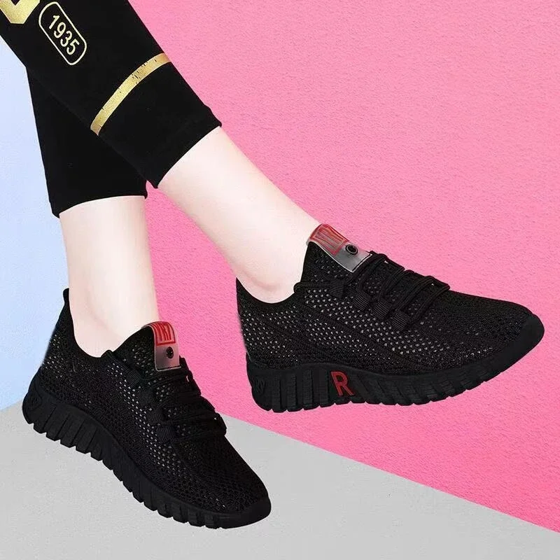 Basket Femme 2024 Women Casual Shoes Outdoor Running Shoes Walking Shoes Breathable Cozy Women Zapatillas High Quality Sneakers