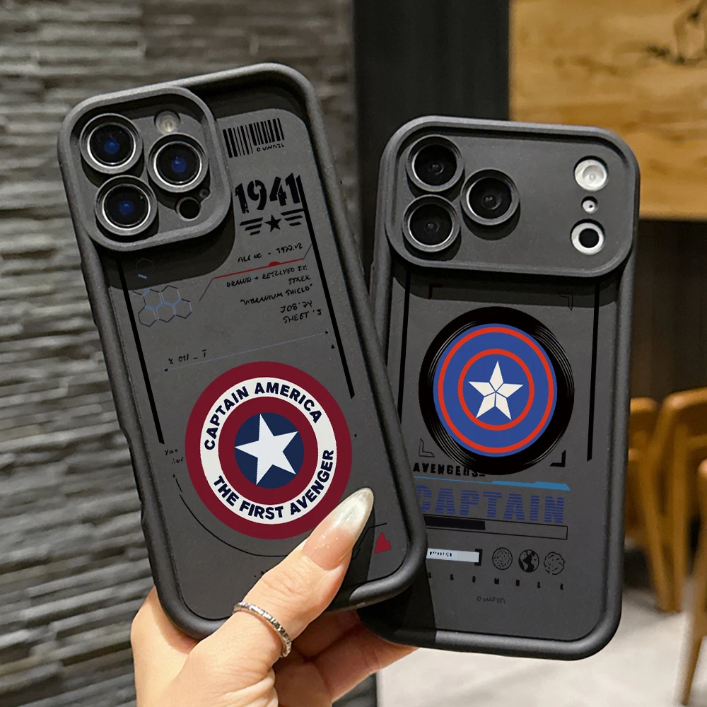 Spiders Men Captain Lines Phone Case for Xiaomi Poco X7 X6 X5 X3 NFC M7 M6 F7 Ultra F5 F4 F3 GT Pro 4G 5G Soft Cover