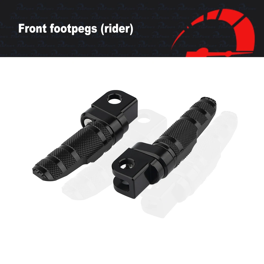 FIT For 675SR-R 675SS 500SR VOOM 2024-2025 IBEX 450 450MT 2023-2025 Front Knight Footrests Foot Peg Rests Pedal Pegs