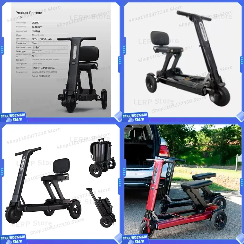 Folding Electric Mobility Scooter the Mobility Scooter Help the Elderly Travel Short Distance Use for Young People