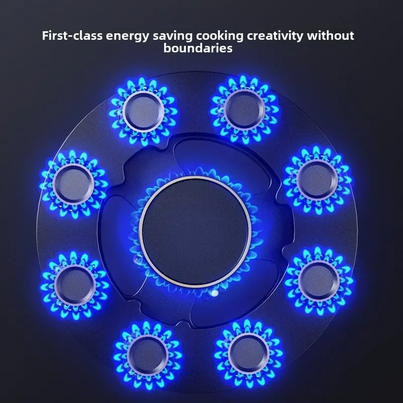 Gas stove household three-eye gas stove natural double stove embedded liquefied gas three-head head