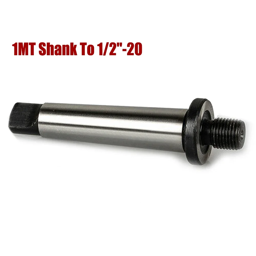 Threaded Drilling Drill Chuck Arbor Drill Chuck Arbor MT1 Adapter Morse Taper Steel To 1/2inch-20 Threaded 1pcs