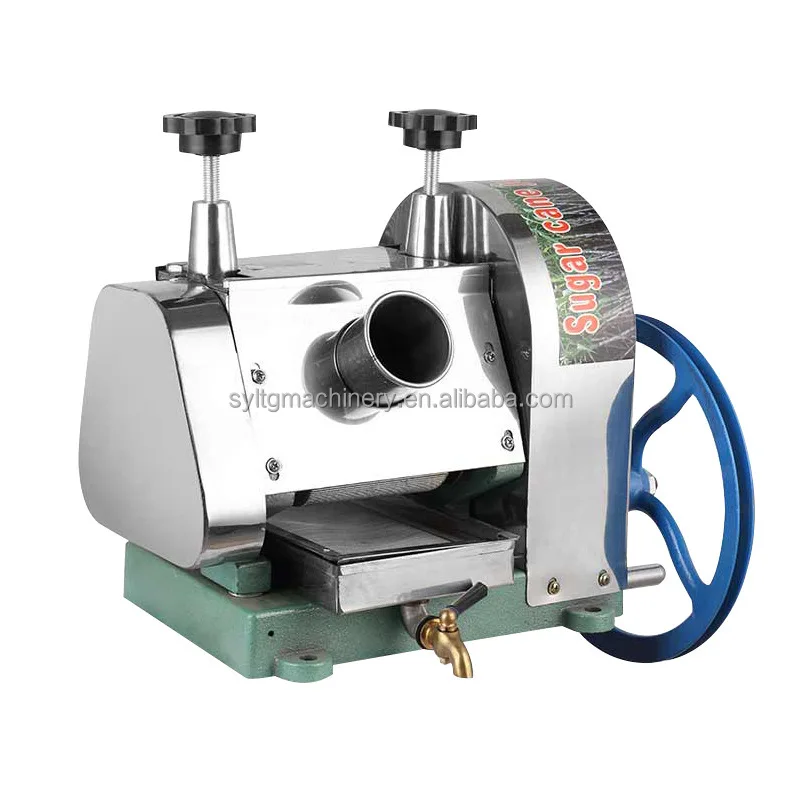 

Home Use Machinery Hand Manual Mobile Sugar Cane Juice Extracting Sugarcane Squeezing Juicer Mill Machine Stainless Steel