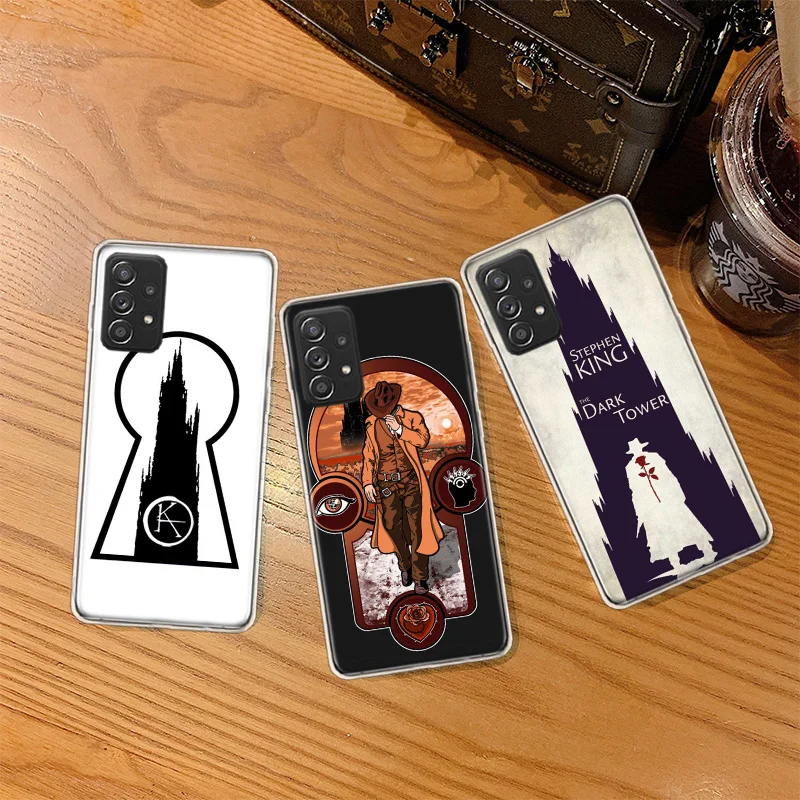 Stephen King The Dark Tower Phone Case For Galaxy Note 20 Ultra 10 Lite 9 8 Samsung A15 A25 A35 A55 A05S M12 M21 M30S M31 M32 M5