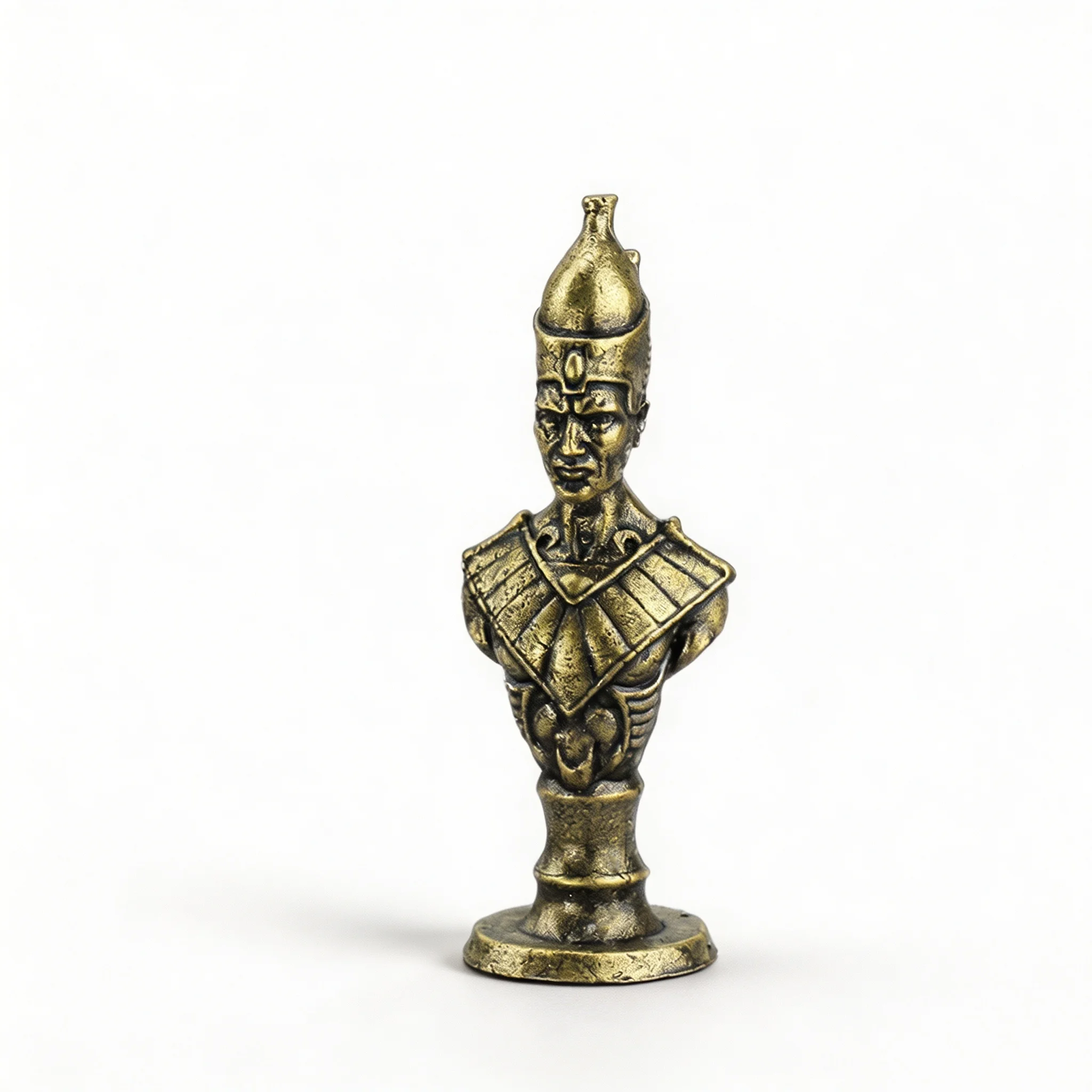 Solid Alloy Luxury Chess Set Ancient Egypt Version Chess Pieces Retro Unique Tabletop Decor Ornament