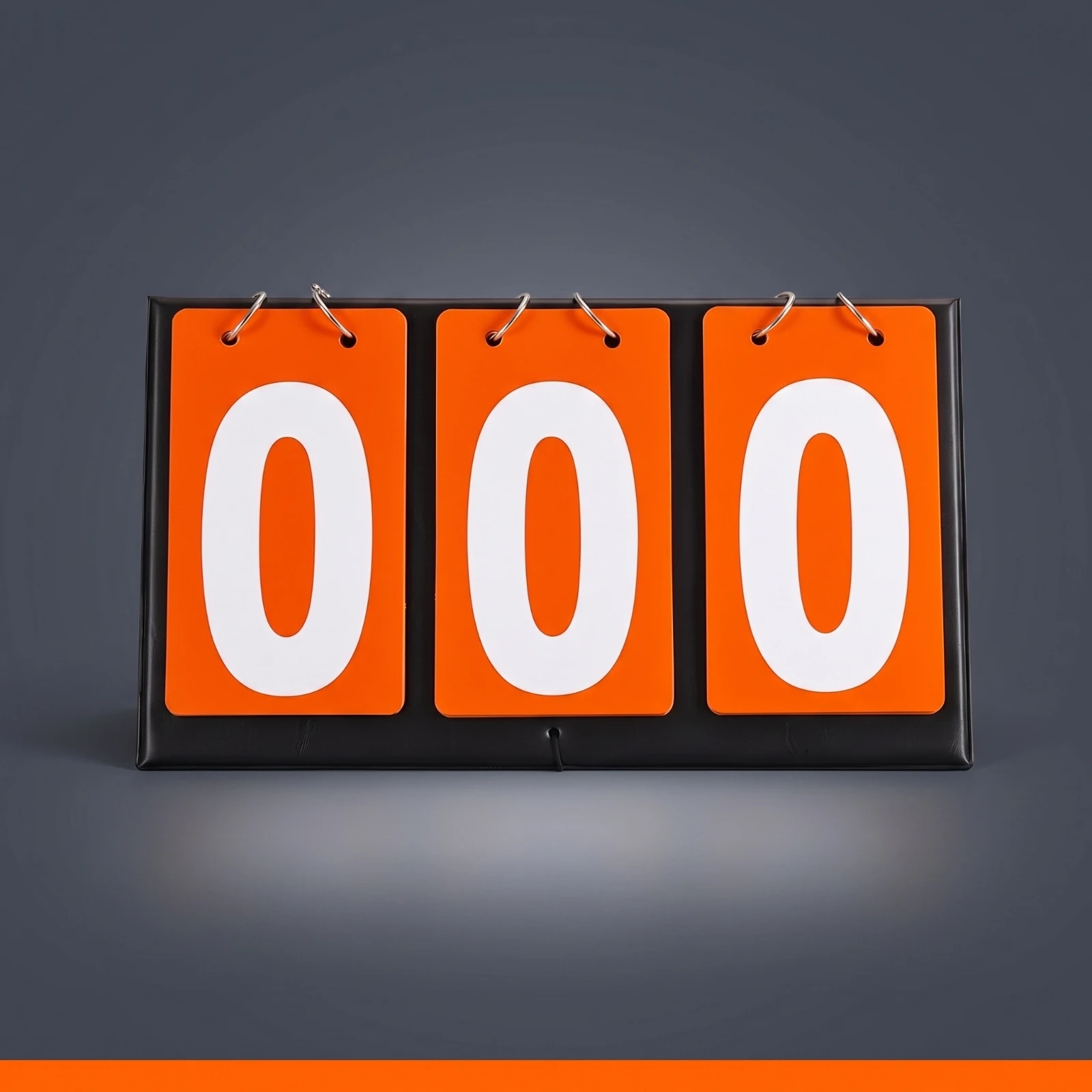 3-Digit Scoreboard Foldable Tabletop Scoreboard Score Flipper Manual Score Keeper Wear-Resistant for Referees, Basketball, Gyms