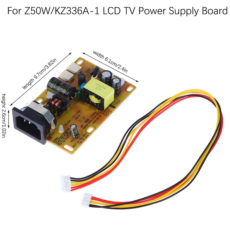 For KAIZHENG Z50W/KZ336A-1 LCD TV Power Supply Board 12V3A 12-24 Inch LCD Screen