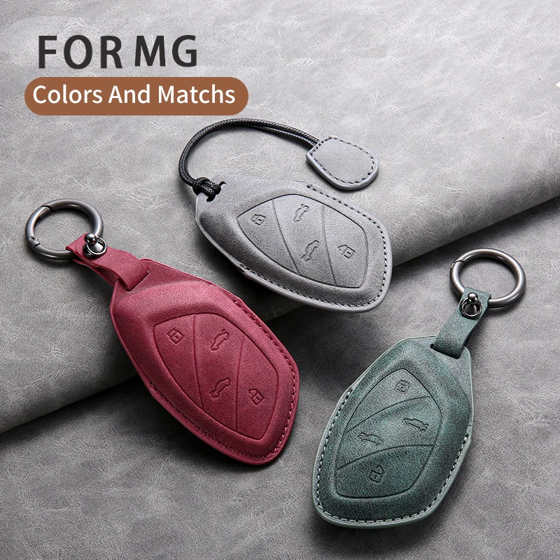 Car Remote Key Case Shell For Roewe RX5 I6 I5 RX3 RX8 ERX5 MG ZS EV MG6 EZS HS EHS MARVEL X MARVEL R Car Protect Key Case
