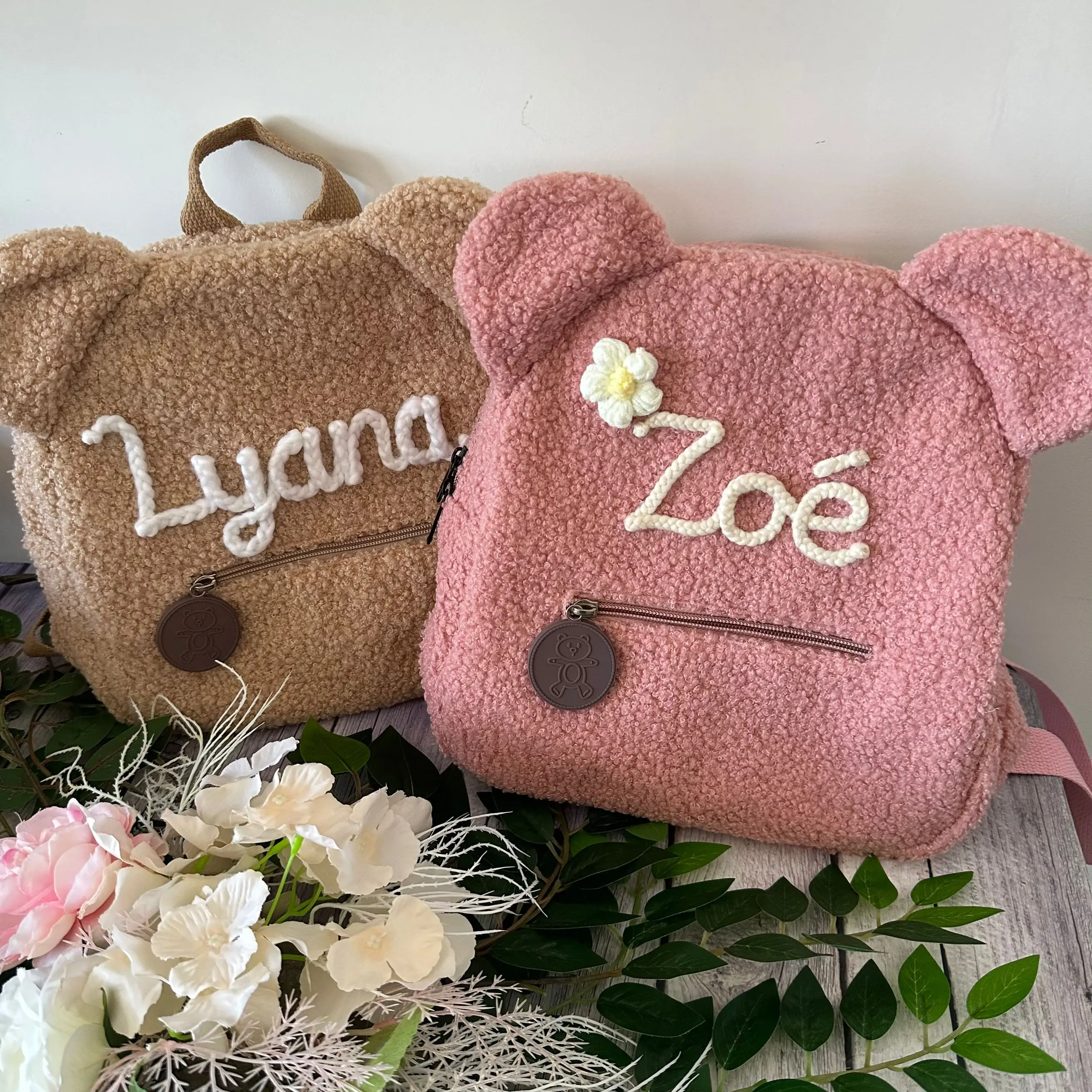

Custom Cute Backpack Large Capacity For Kids 2025 New Fashion Beautiful Decoration School Bag Hand-Rope Unique Name Shoulder Bag