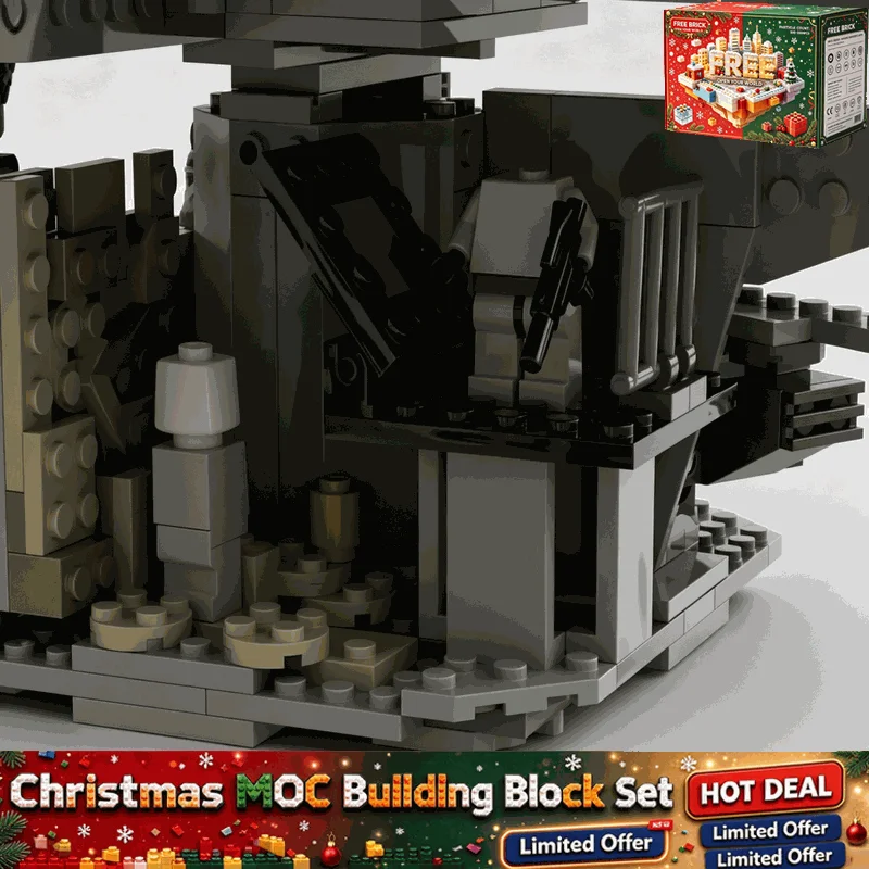598PCS MOC Space Station Model Custom Building Blocks Future Design Galaxy Creative Assembly Gift For Boys Collection Display