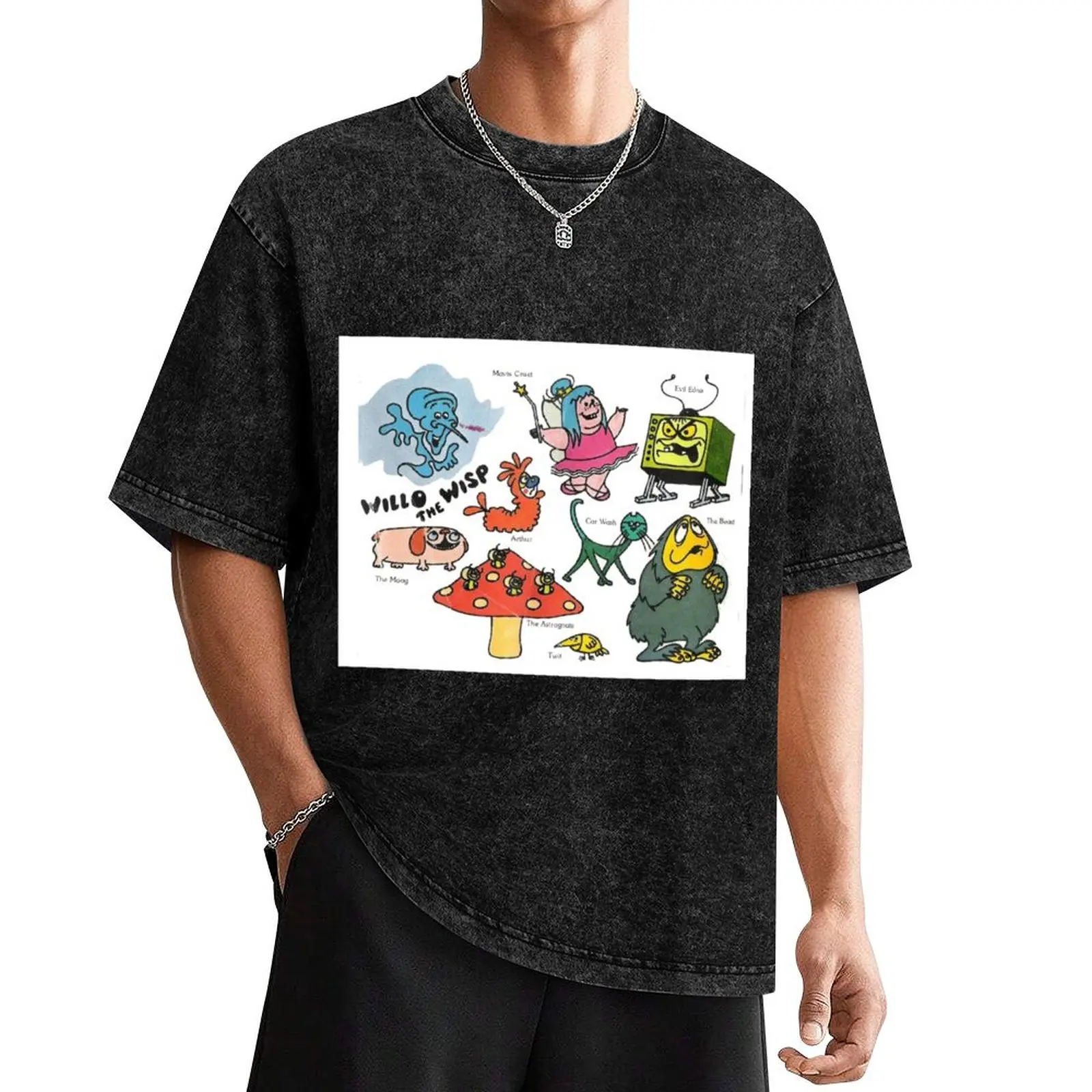 

will o the wisp and friends T-Shirt kawaii clothes oversized t shirt oversizeds tshirts for men