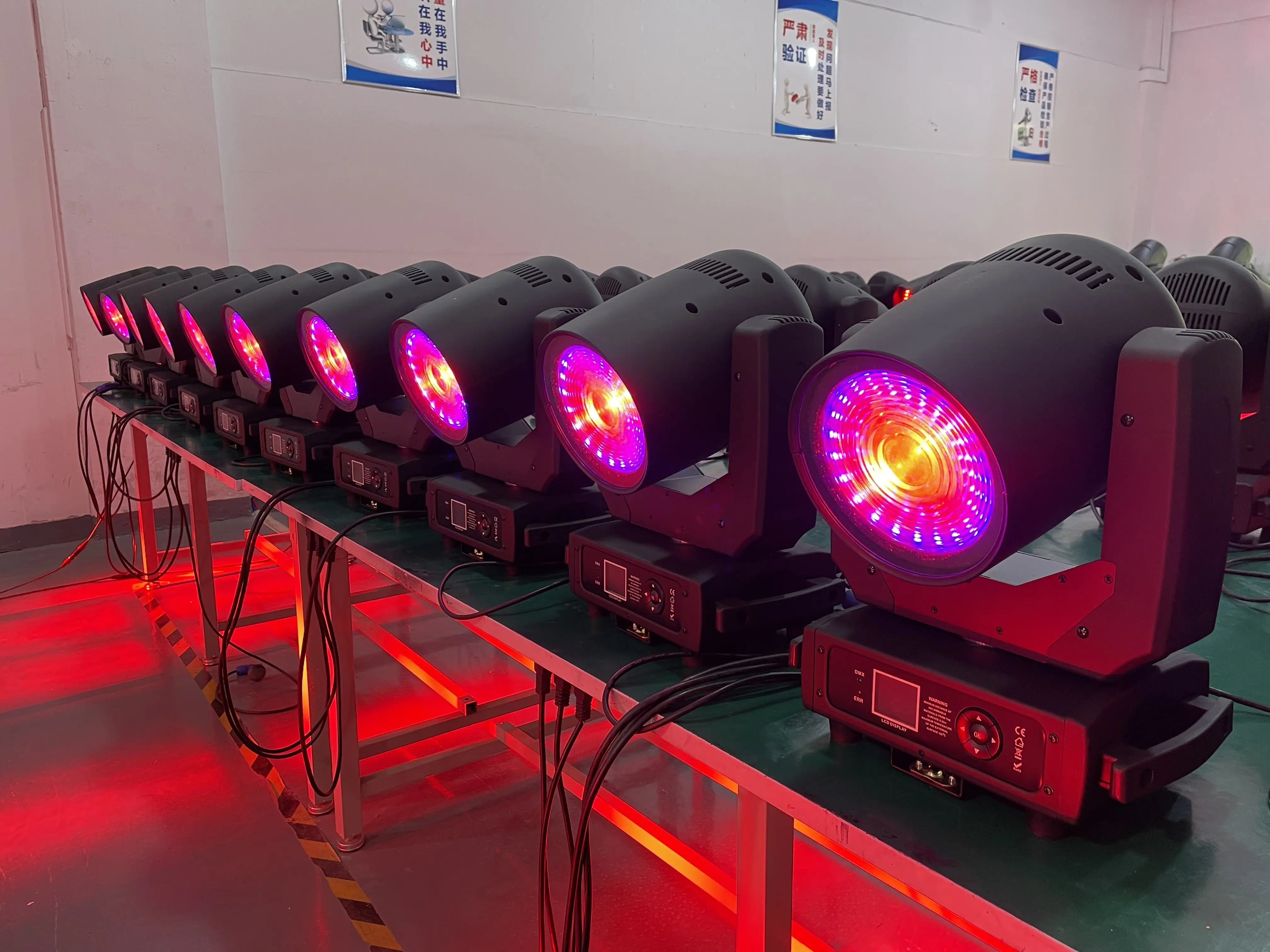 

4 pieces DJ small stage spot 150w led mini sharpy beam moving head light with halo ring