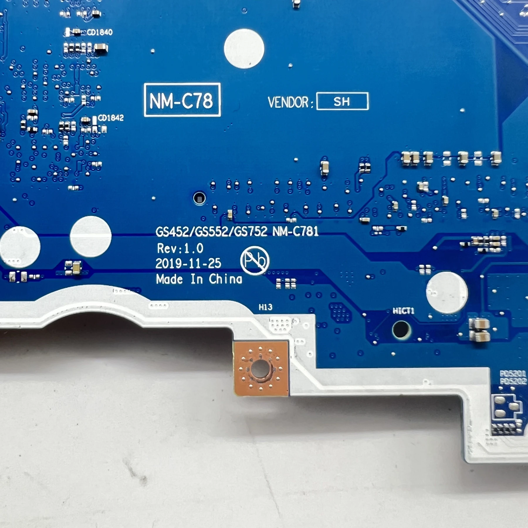 FRU:5B20S44234 For Lenovo Ideapad 3-15IML05 Laptop Motherboard GS452/GS552/GS752 NM-C781 With 5405U 6405U CPU 4GB-RAM 100% Test