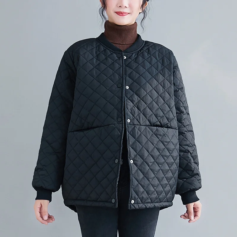 Winter new long-sleeved cotton-padded jacket women's thickened coat  winter clothes women korean Cotton Winter WOMEN