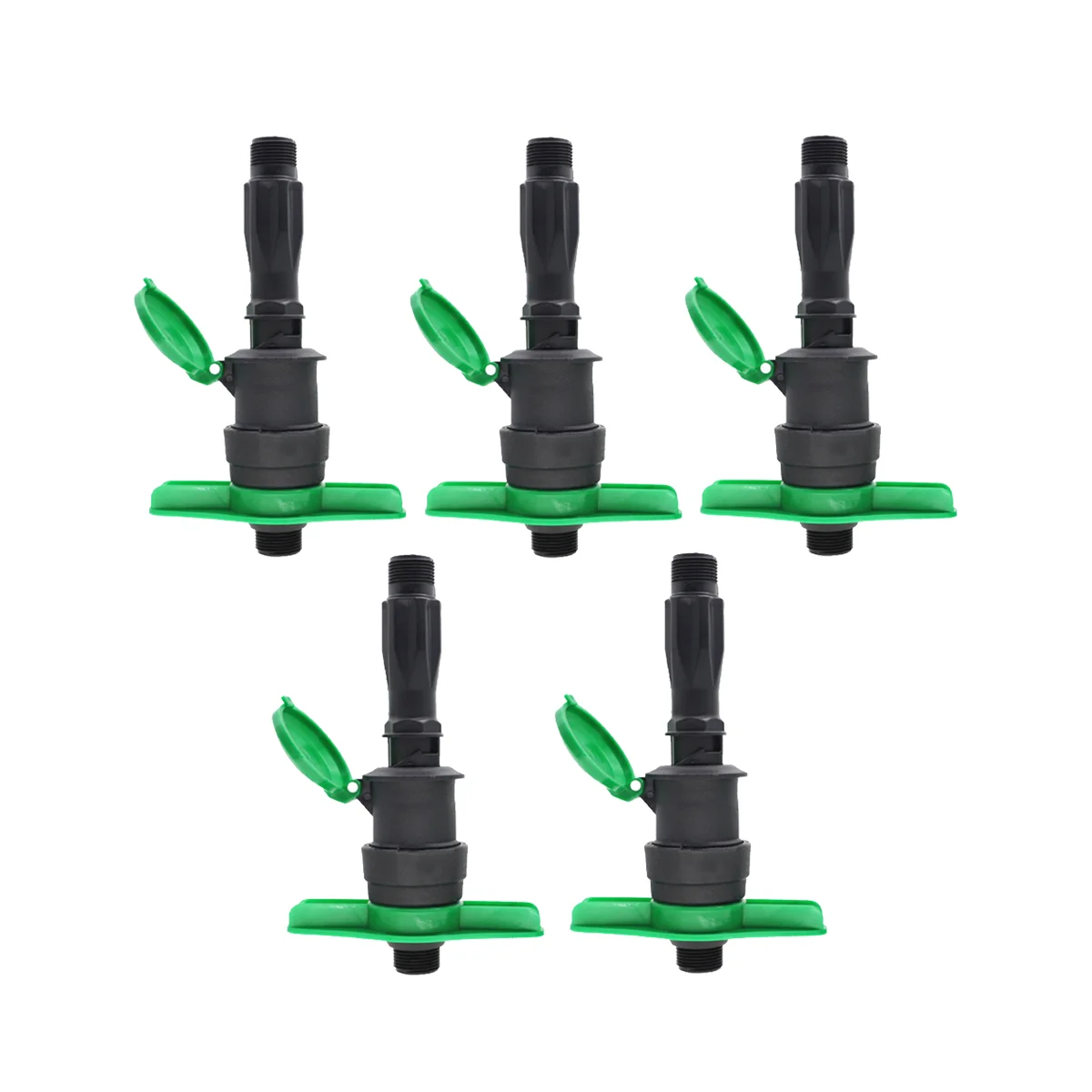 5Pcs/Lot 1 Inch Plastic Quick Water Intake Valve Garden Lawn Irrigation DN25 Male Thread Rapid Water Intake Valve