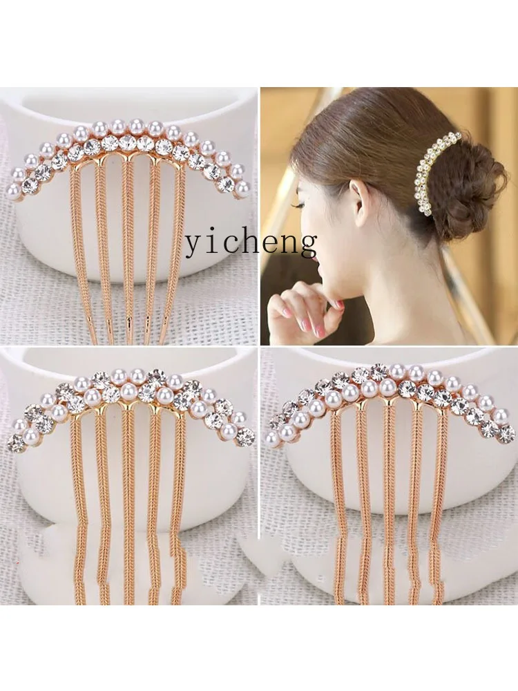 Yy Adult Medium Size Hair Comb Barrettes Female Korean Style Bun Hair Accessories Hairpin Hair Comb Hairpin