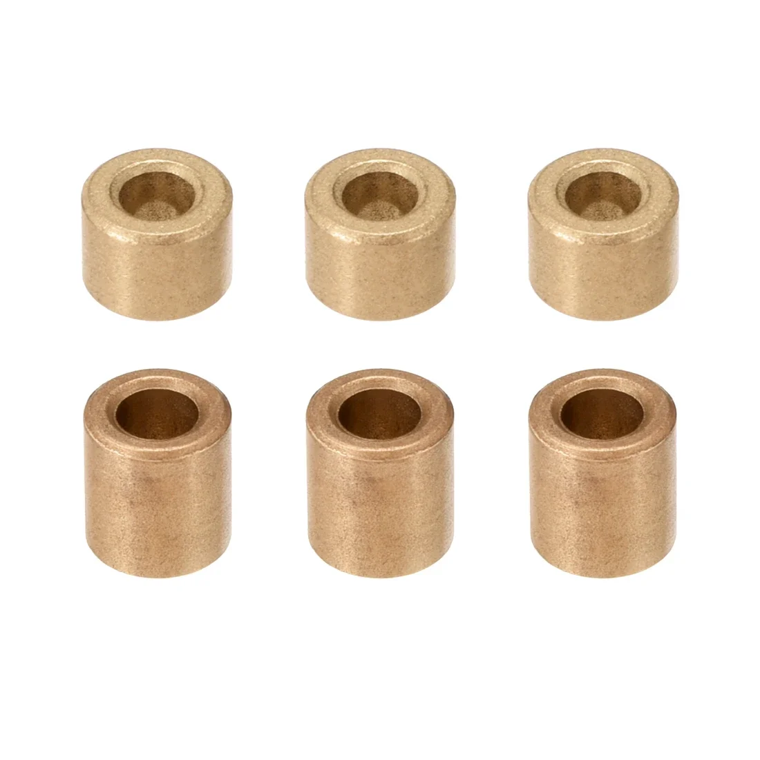 

1-10pcs Self-Lubricating Bearing 4mm 5mm I.D. Sleeve Sintered Bronze Bearing Bushings for Printing Machinery Tools