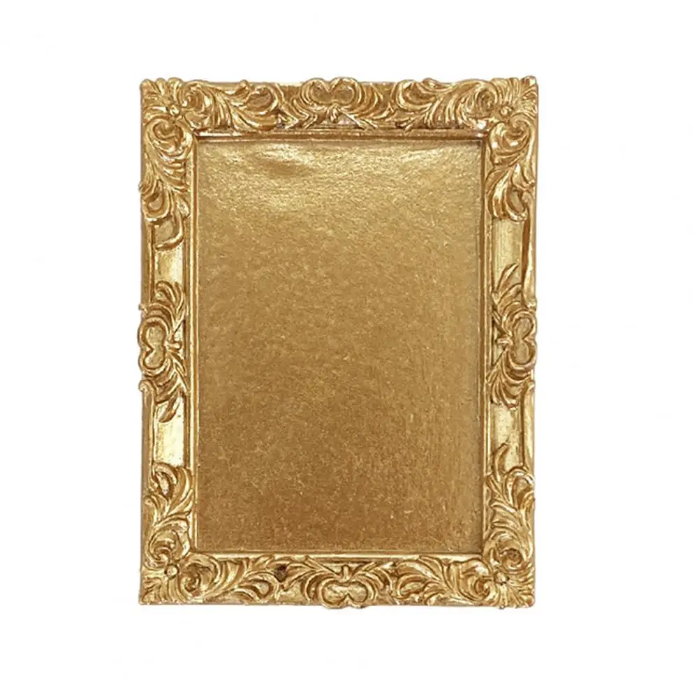 Jewelry Storage Box Necklace Storage Tray Resin Jewelry Tray with Vintage European Embossed Pattern Golden Gloss Desktop