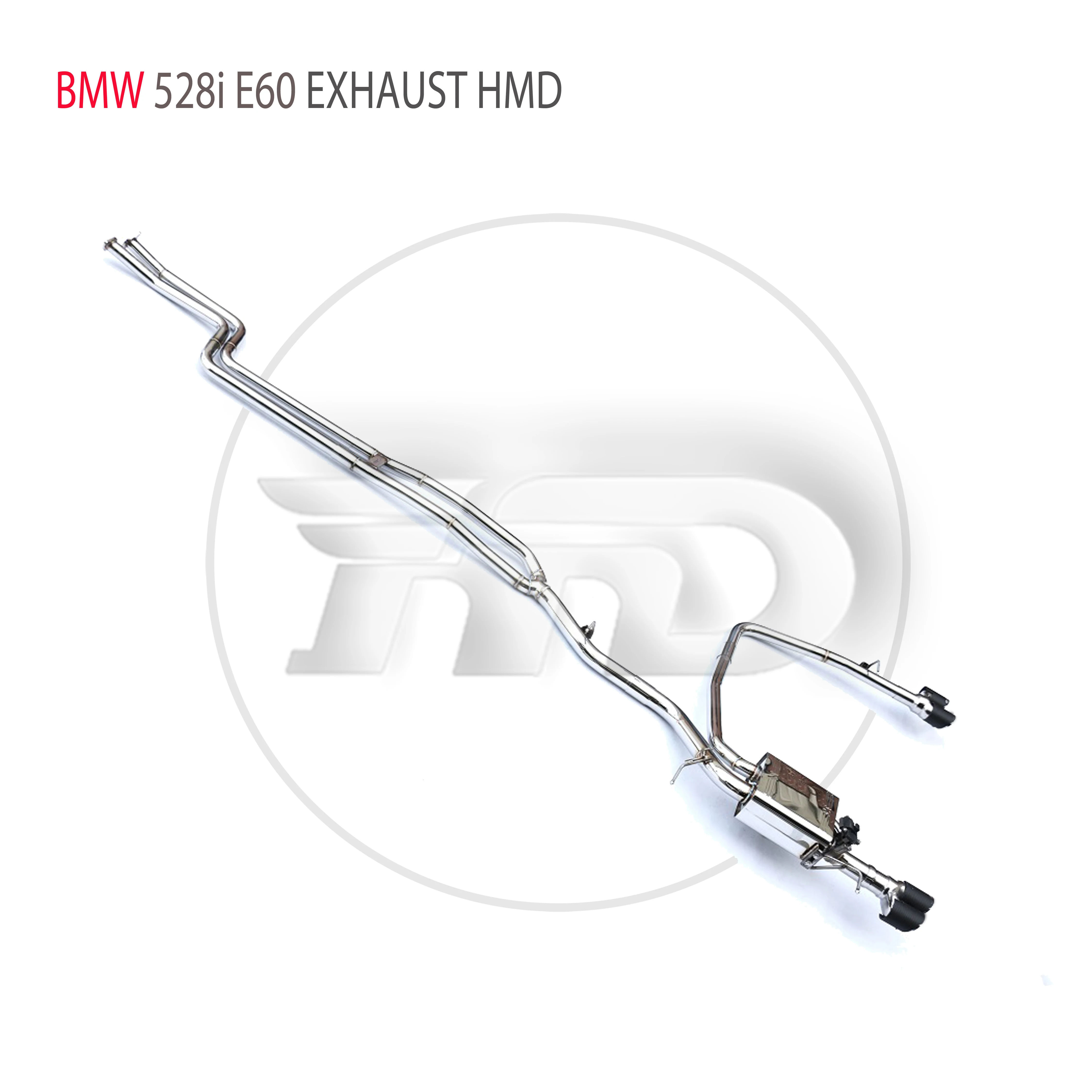 HMD Stainless Steel Exhaust System Performance Catback For BMW M5 M6 F10 F06 Auto Modification Electronic Valve Muffler