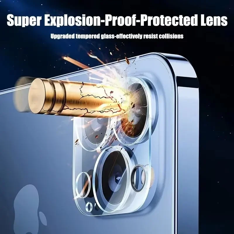 2PCS Camera Len Glass For iphone 15 14 Plus 13 12 11 Pro Max Mini phone Lens Accessories Protector i15 i14 iPhone15