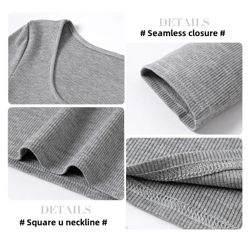 Frühling und Sommer Neue Große U-ausschnitt frauen T-shirt Schlank Top Hause Casual frauen Basis Shirt mit Koreanische wind Faden Stoff Y2k Top