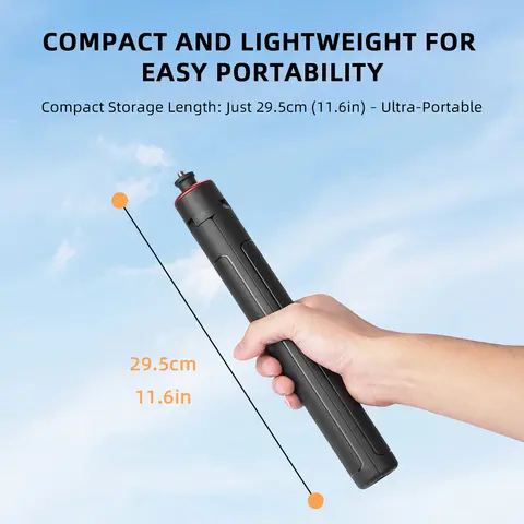 Tripod Flymile Extendable Flymile Tripod Selfie Stick Vlog Handle for DJI Pocket 3/Action 5 Pro/Insta360 X5/Gopro Accessories 62.99/55.1in Extendable
