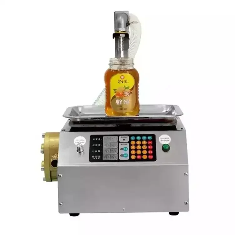 CSY-L15 Cream Cooking Oil Sesame Paste Soy Sauce Honey Filling Machine Automatic Weighing Filling Machine