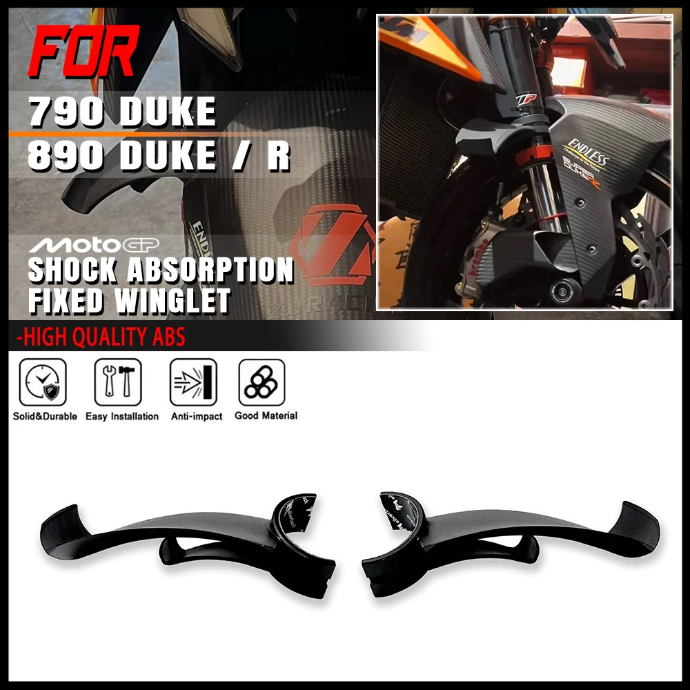 

Для мотоцикла 790 DUKE 890 DUKE/R амортизирующее фиксированное крылышко декоративный спойлер GP аксессуары для крыльев