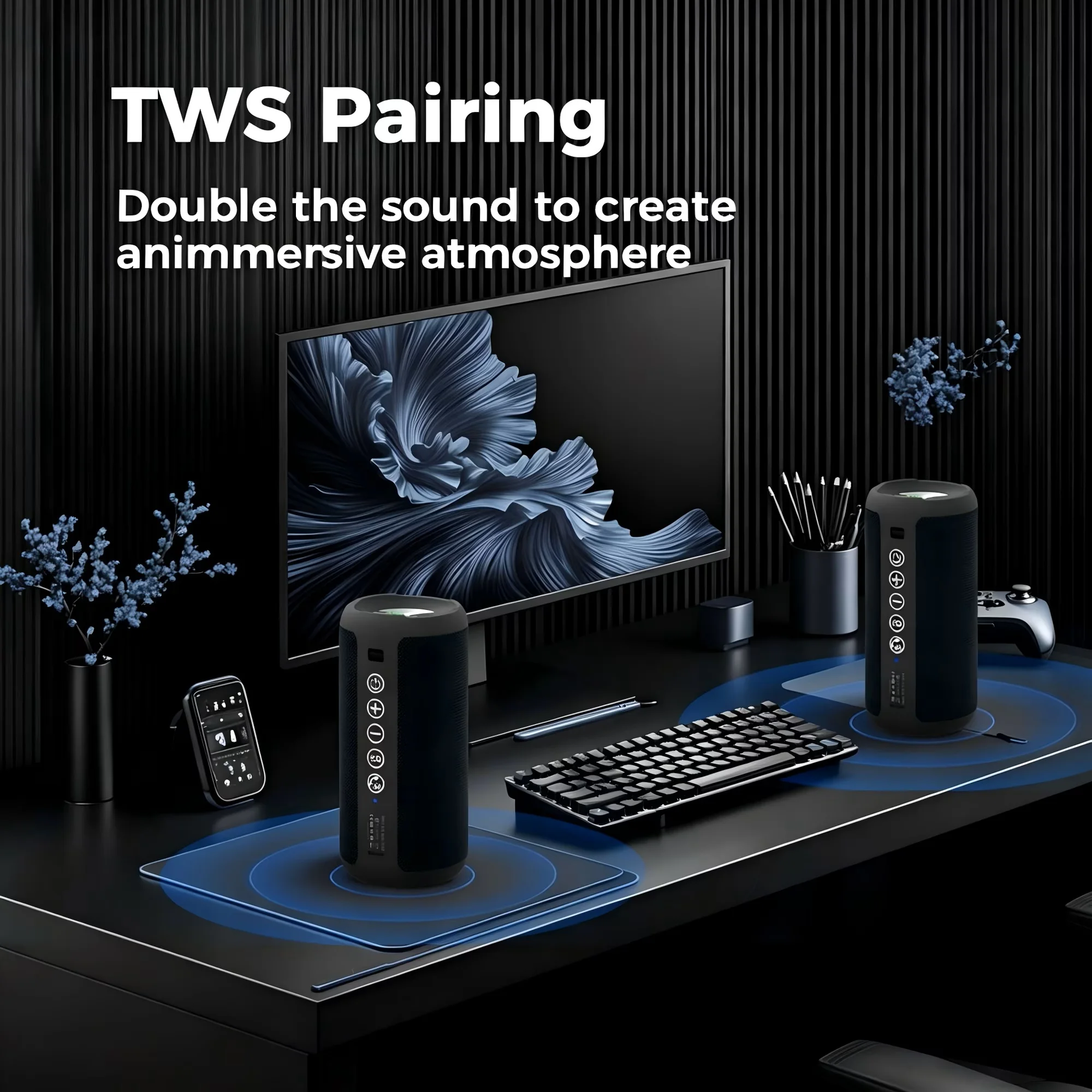 24W Waterproof Bluetooth Speaker 7