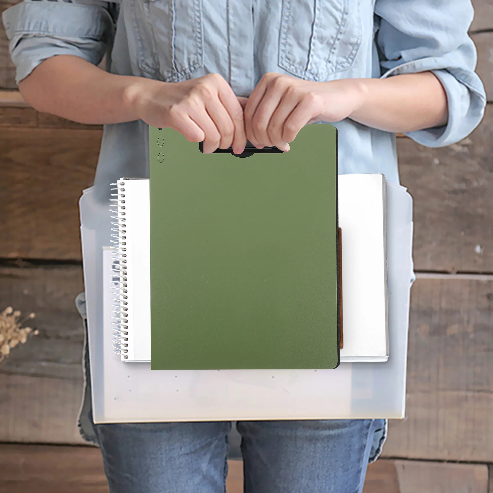 

A4 Plastic Clipboard Document Holder Folder Secure Metal Clip School Office Hospital Nursing Students Teachers Portable