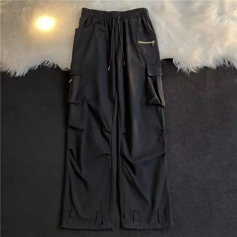 

Новые весенне-осенние модные брендовые Американские рабочие брюки прямые свободные и универсальные красивые повседневные мужские брюки