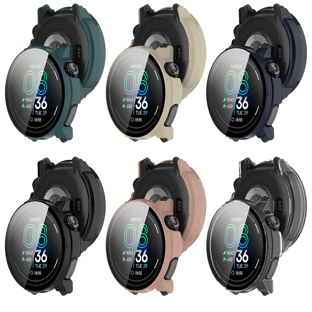 Capa e protetor de tela de vidro temperado para COROS PACE Pro Frame Acessórios de proteção finos para PC de alta qualidade