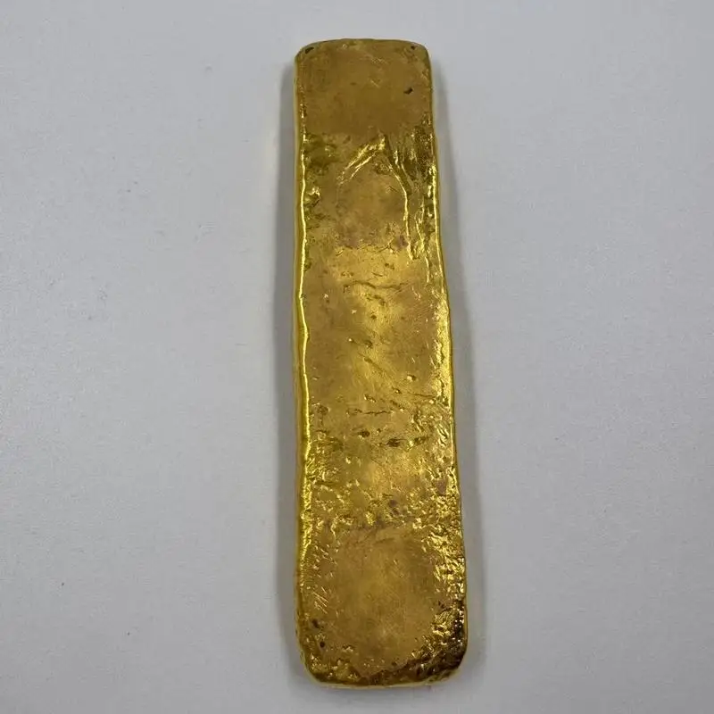 Solid brass cast golden dragon ingots, bars, gold bricks for home decoration, antique collectibles, and display pieces