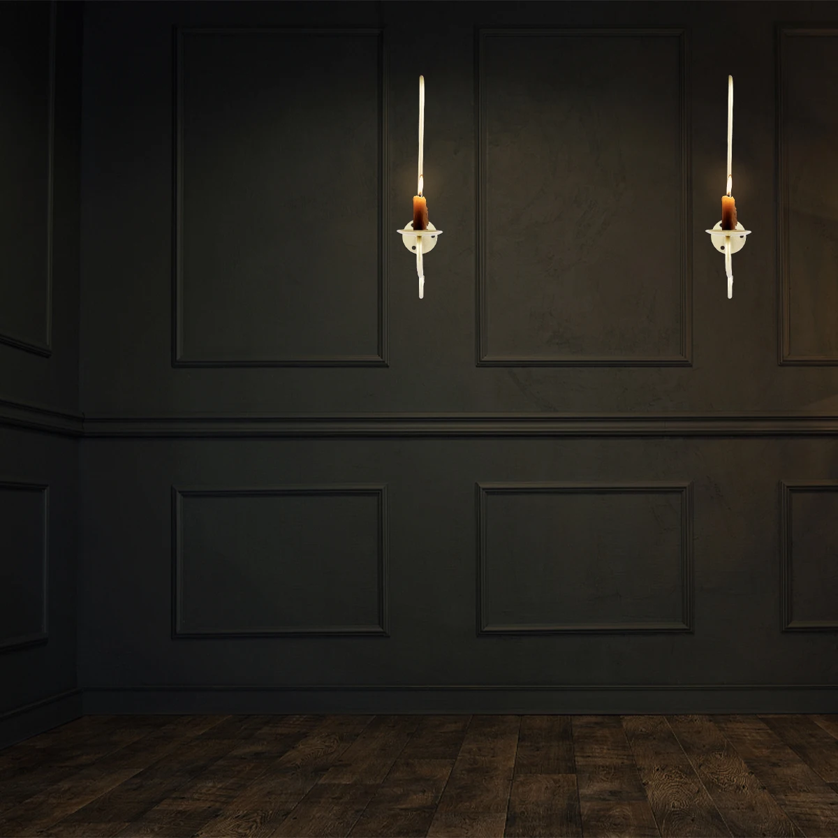 

1Pcs European Style Iron Holder Hanging Candlestick for Christmas Wedding Room Decor Hanging Candlestick