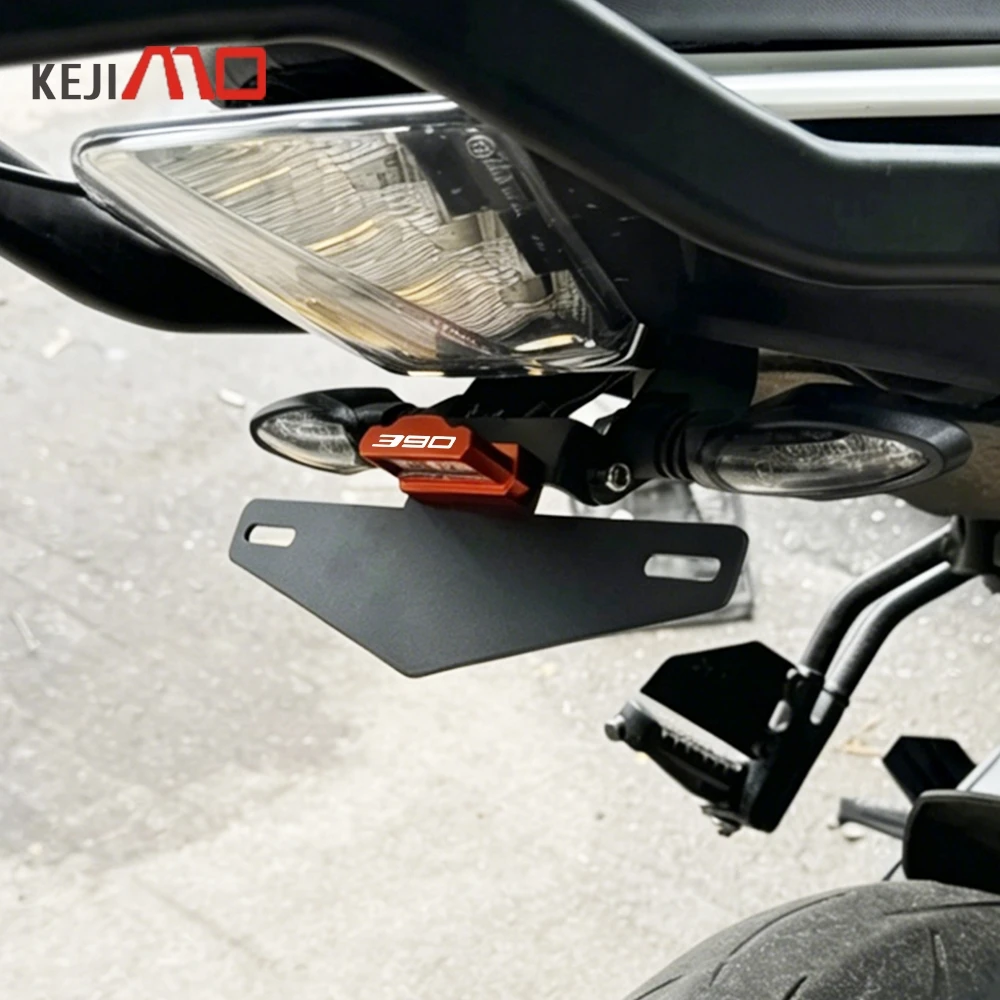 

DUKE125 License Plate Holder For DUEK 125 200 250 390 Duke Duke390 2011 - 2023 Motorcycle Accessories Adjustable Short Tail Tidy