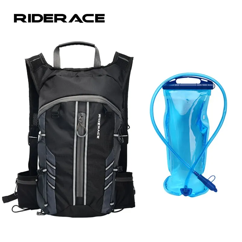 RIDERACE-bolsa de agua plegable para bicicleta, mochila de hidratación portátil y transpirable para deportes al aire libre, senderismo y ciclismo de