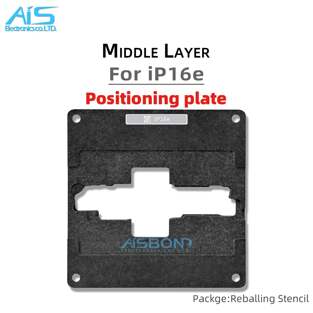 AMAOE Middle Layer Reballing Stencil Template For iPhone 16e 16 E plant tin net Steel mesh repair image 3