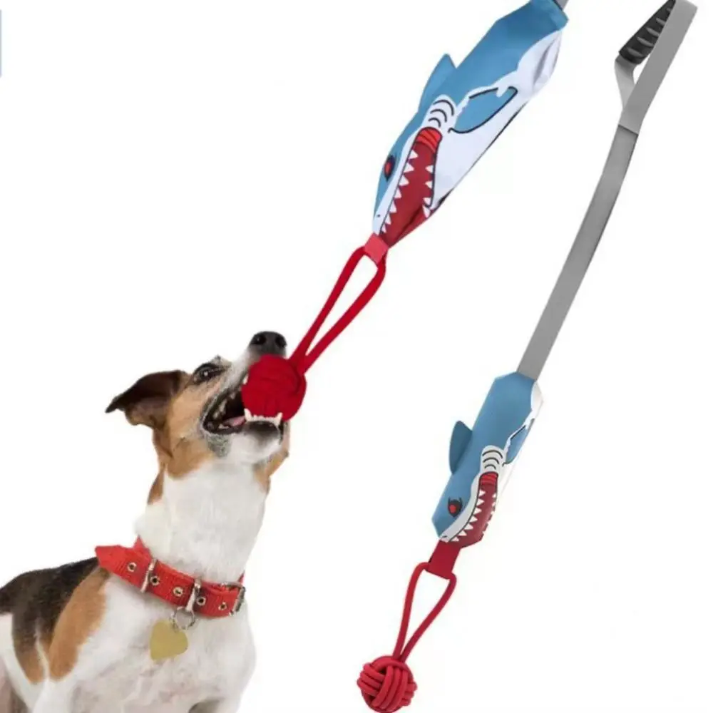 Spring Pole for Dogs Chew Rope Toys for Dog Bungee Tree Tug Toy Outdoor Dog Pull Tug of War Toys