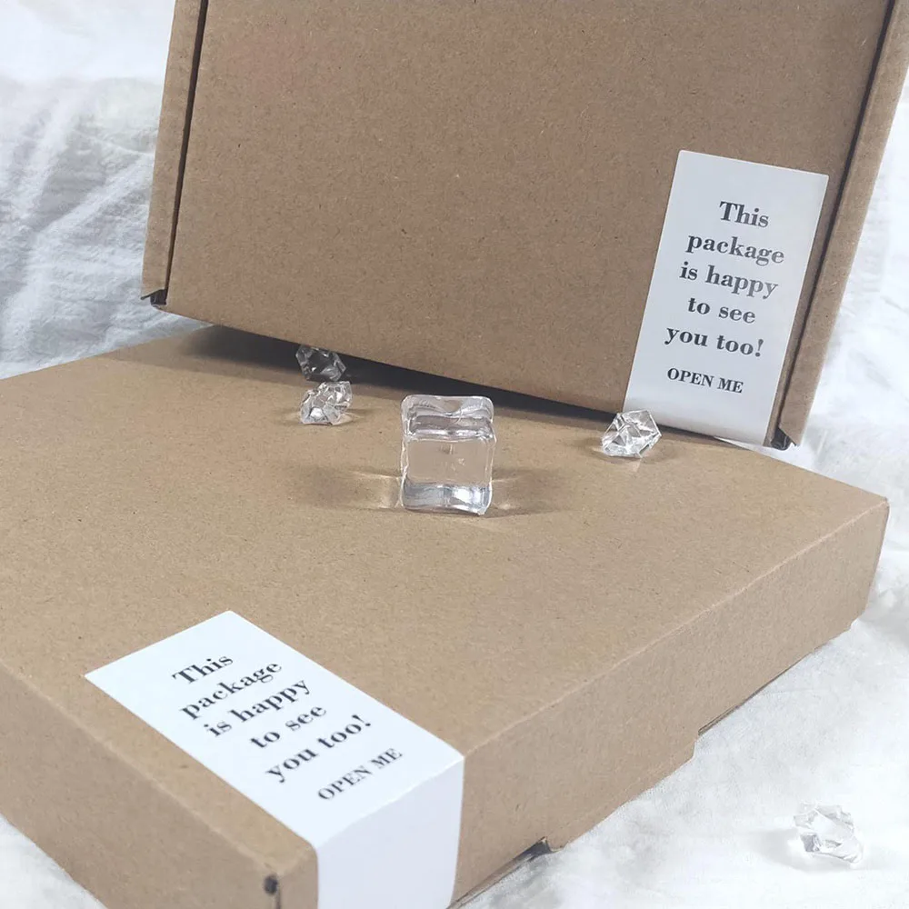 100pcs/roll Thank You Sticker Gift Box Sealing Minimalist Sticker Labels Business Gift Decor Sticker Packaging Decoration